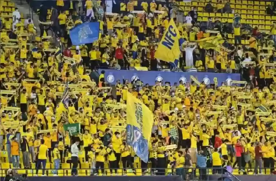 انتفاضة جماهير النصر بسبب امر يحدث لاول مرة