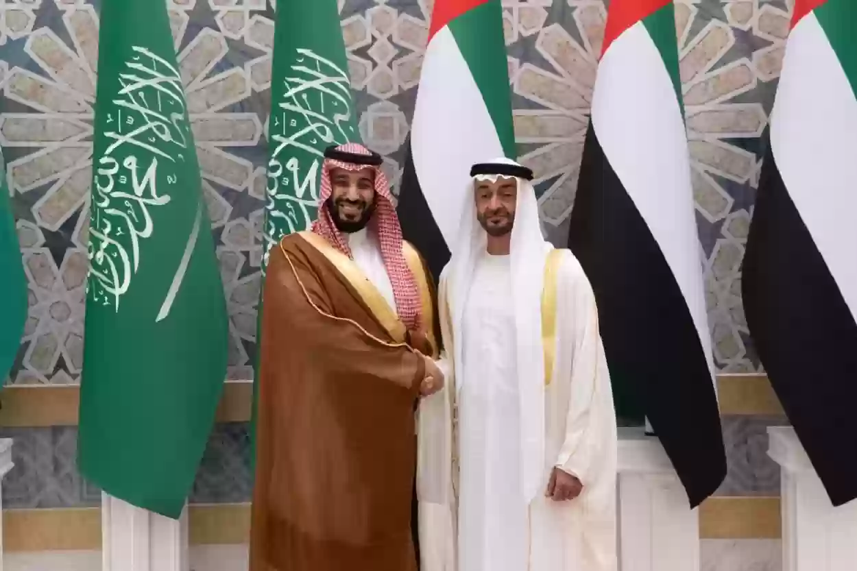 الشيخ محمد بن زايد يستقبل ولي العهد الأمير محمد بن سلمان