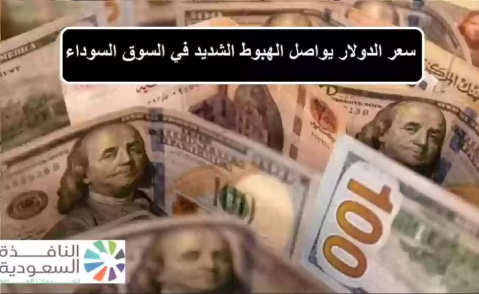 سعر الدولار يواصل الهبوط الشديد