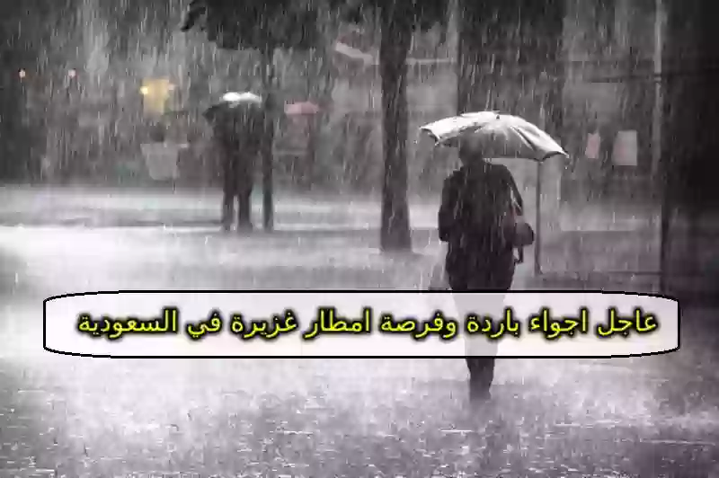 اجواء باردة وفرصة امطار غزيرة في السعودية 