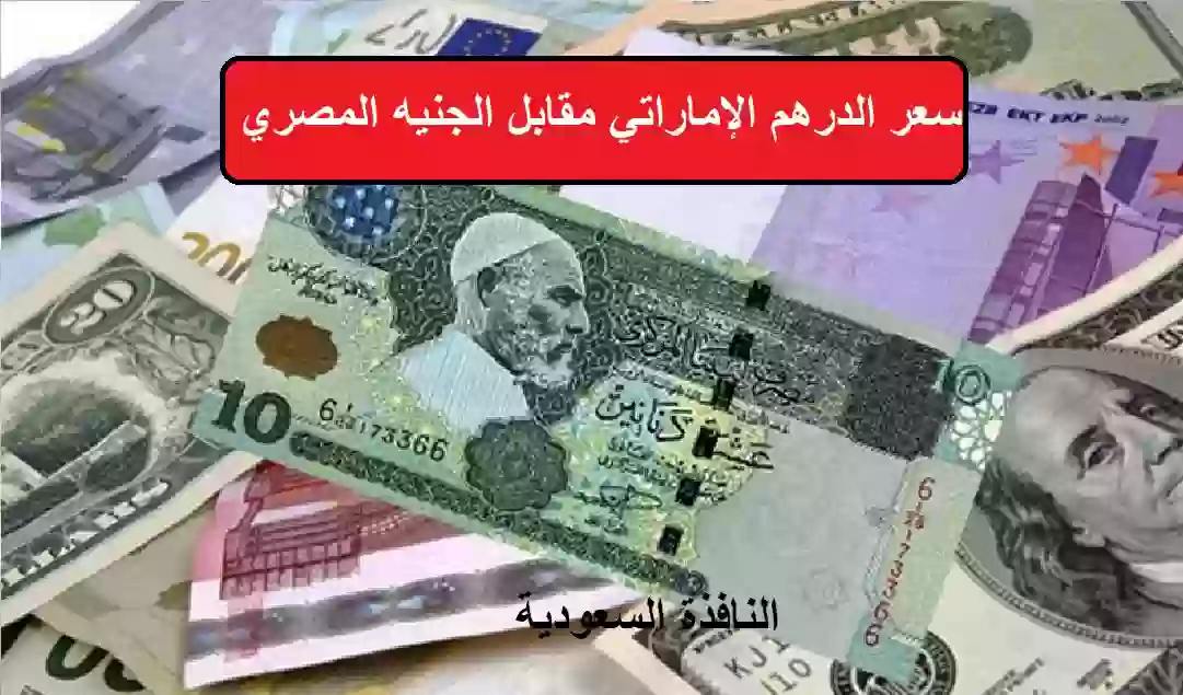 سعر الدرهم الإماراتي مقابل الجنيه المصري