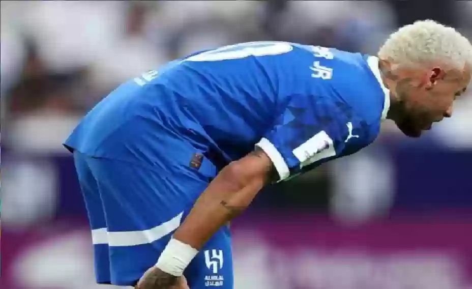 أزمة جديدة لـ نيمار مع الهلال بعد إصابته