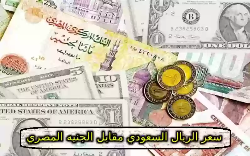 سعر الريال السعودي مقابل الجنيه المصري