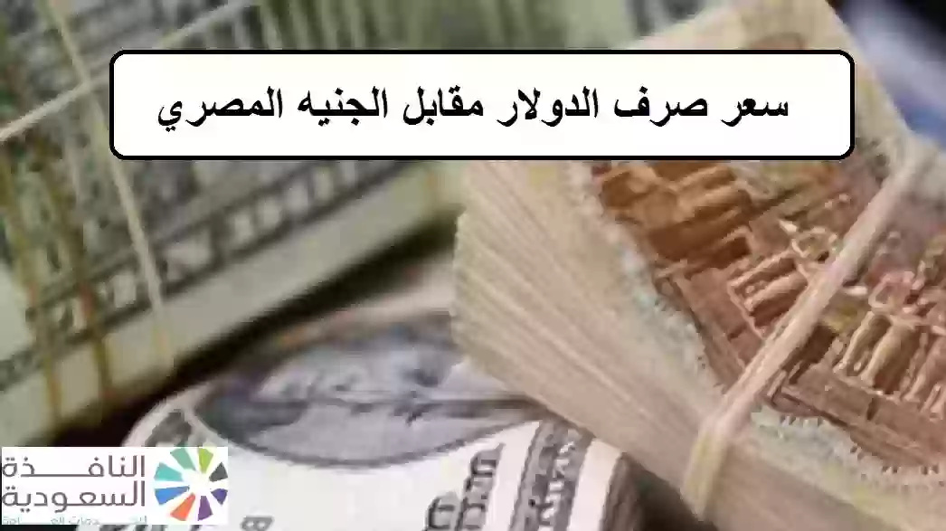 سعر صرف الدولار مقابل الجنيه المصري