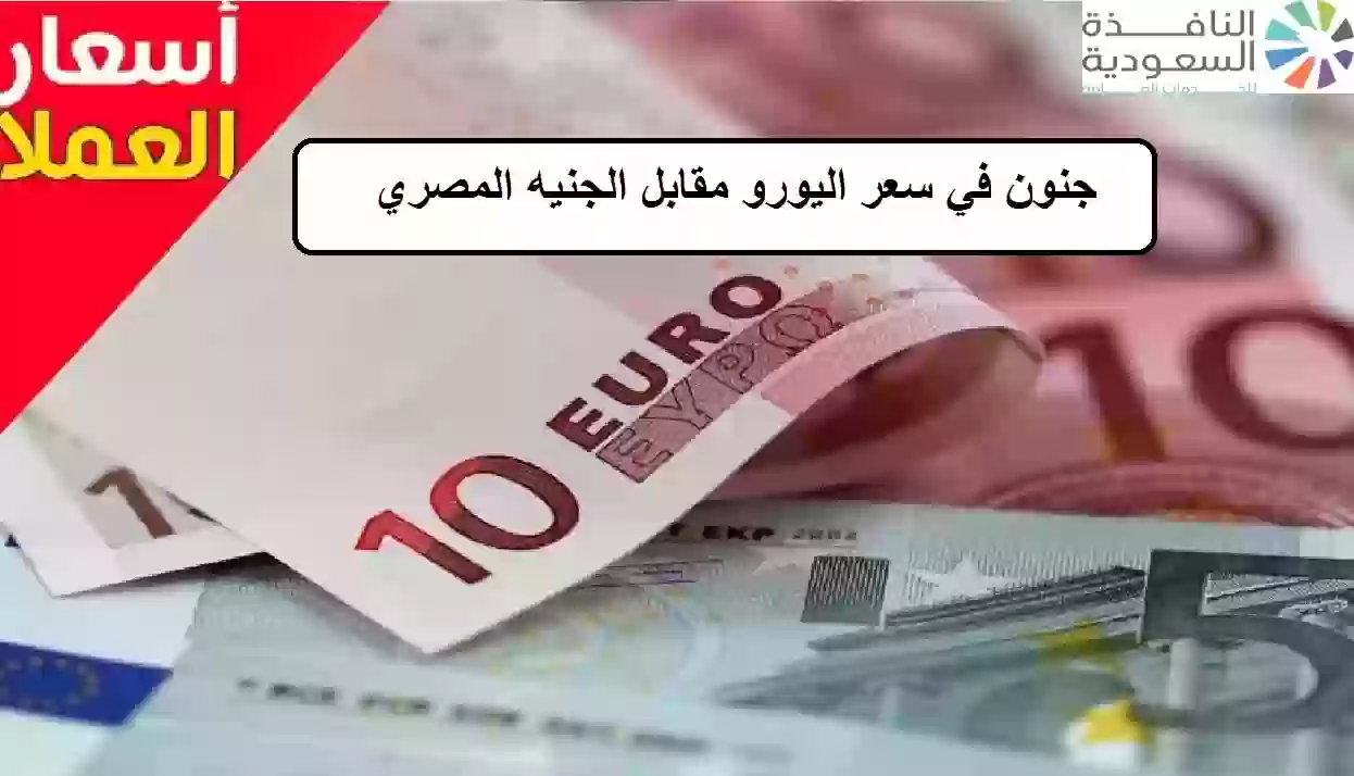 سعر اليورو مقابل الجنيه المصري