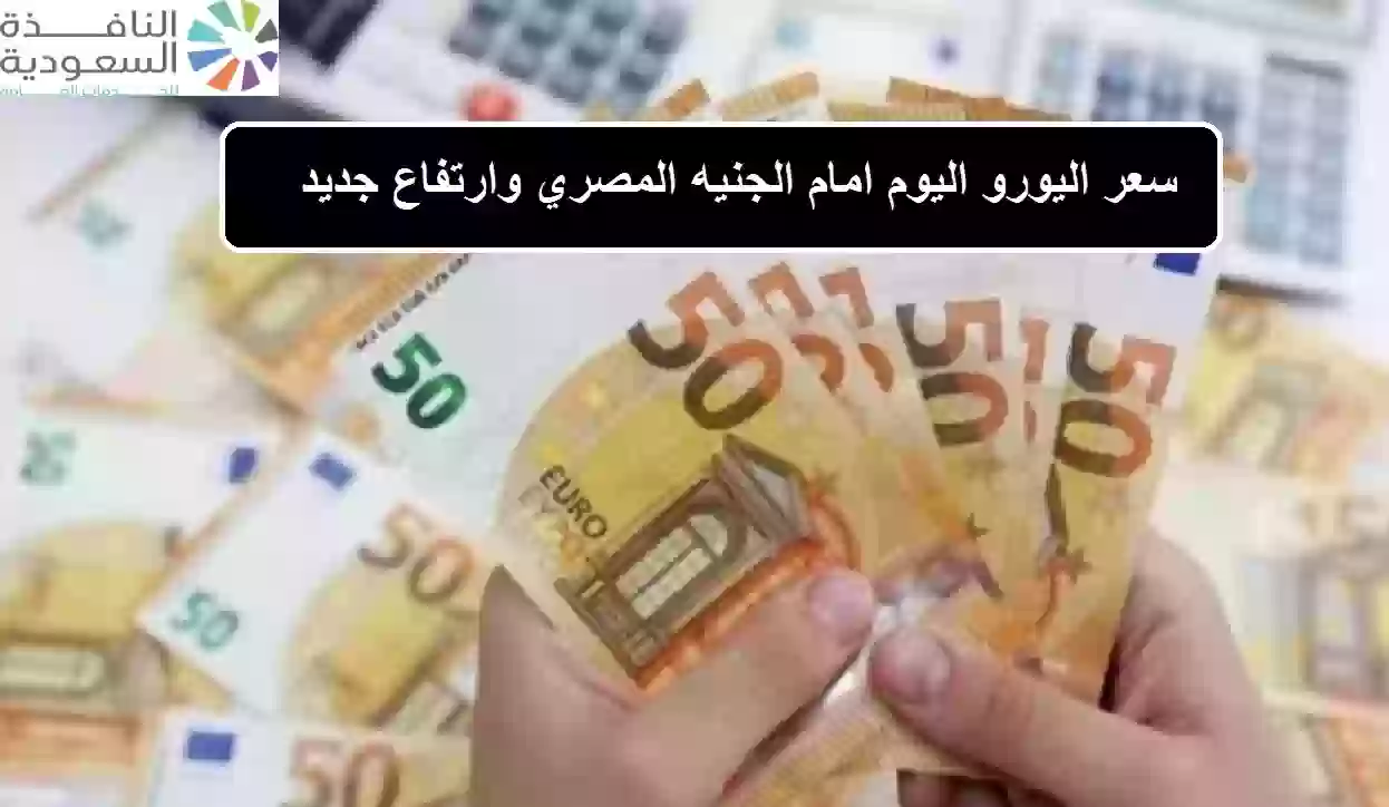 سعر اليورو مقابل الجنيه المصري اليوم