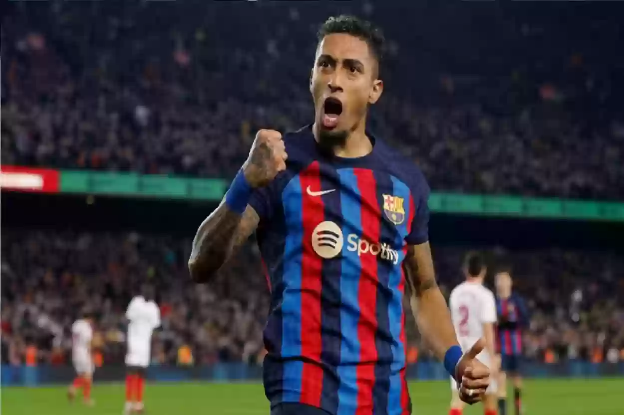 برشلونة يوافق على رحيل رافينيا إلى الهلال السعودي