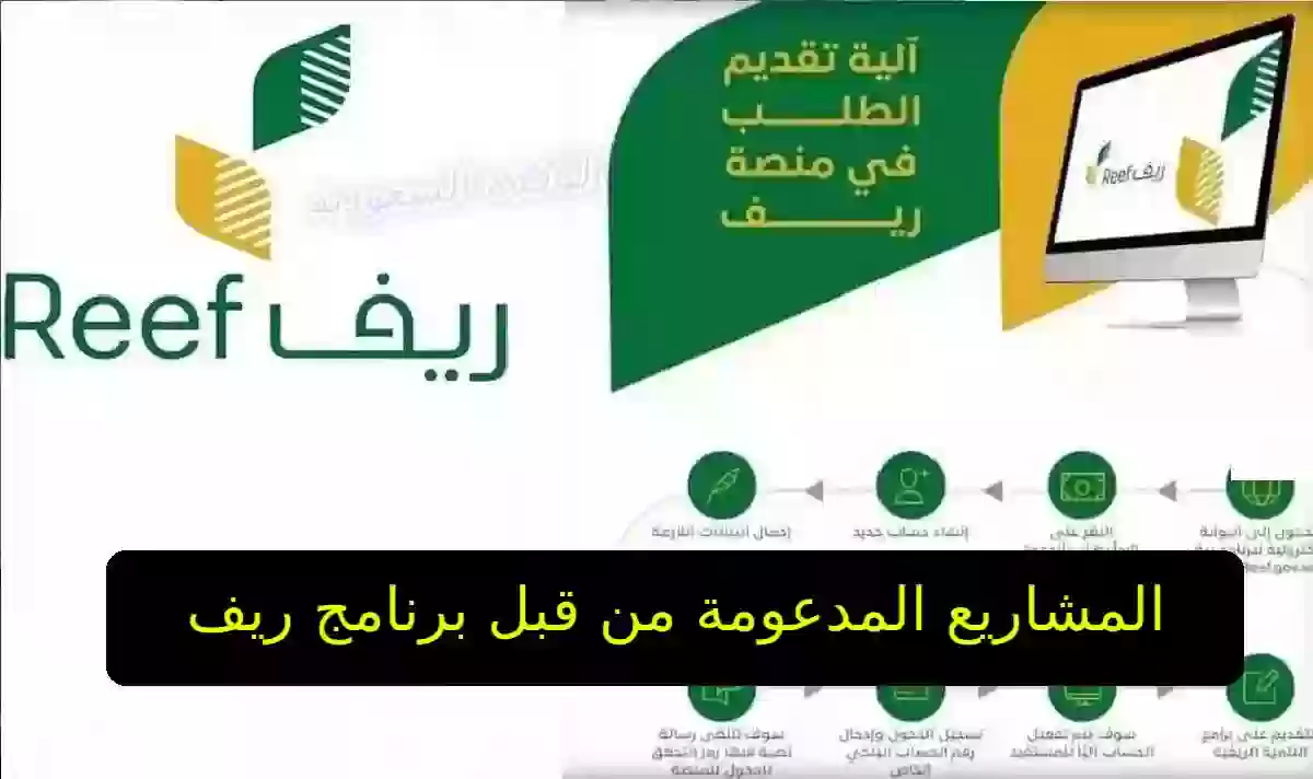 المشاريع المدعومة من قبل برنامج ريف