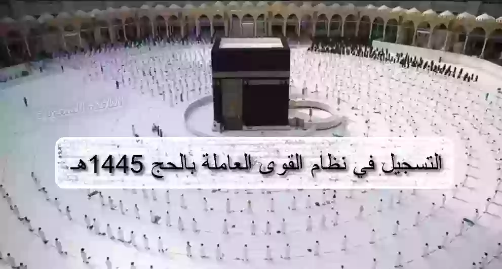 نظام القوى العاملة بحج 1445 هـ 