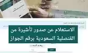 الاستعلام عن صدور تأشيرة زيارة عائلية