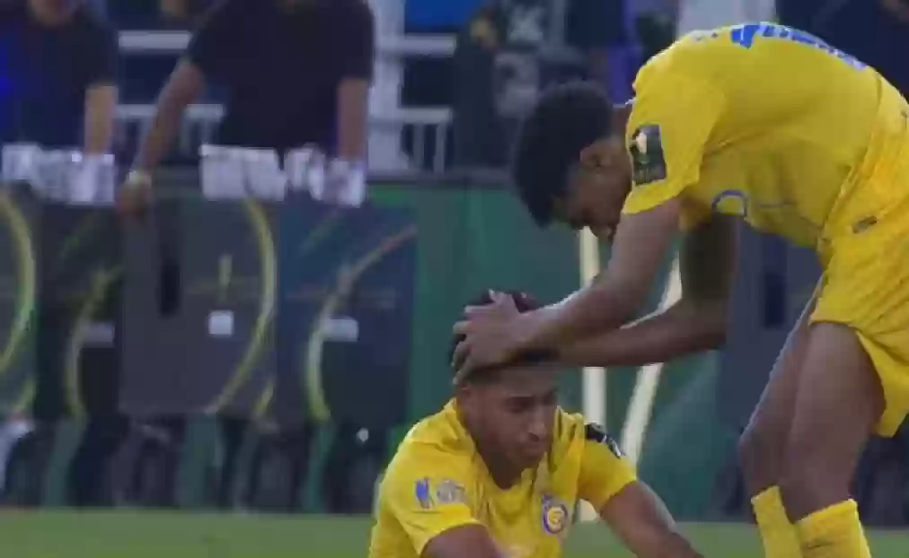 لاعب النصر ينهار بالبكاء بعد الإقصاء من كأس الملك