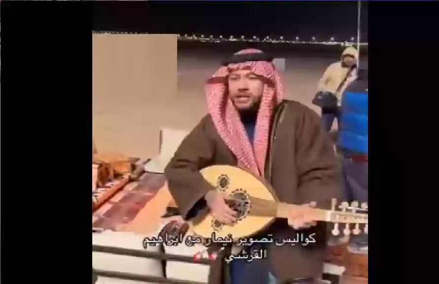 شاهد نيمار لاول مرة بالزي السعودي وعزف العود يثير الاعجاب